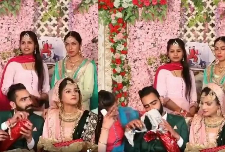 the girls gave such a gift to the groom in Wedding everyone shocked after watching Viral Video
