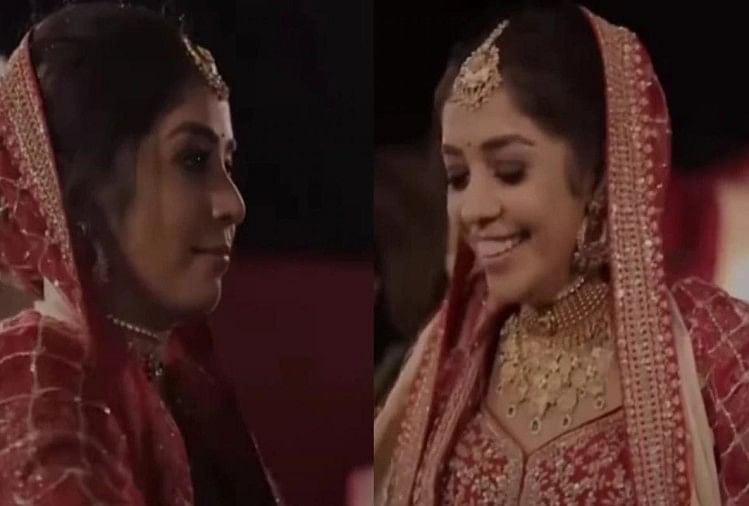 bride danced on the song Gaadi Wala Aaya Ghar Se kachara Nikal at the wedding video goes viral
