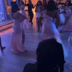 bride strange dance in her wedding relative got shocked video goes viral on social media