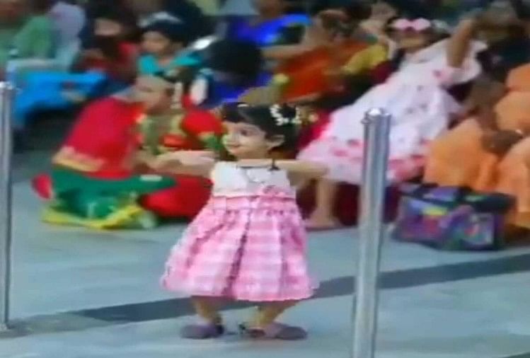 a little girl doing classical dance and created a buzz on the social media video goes on viral