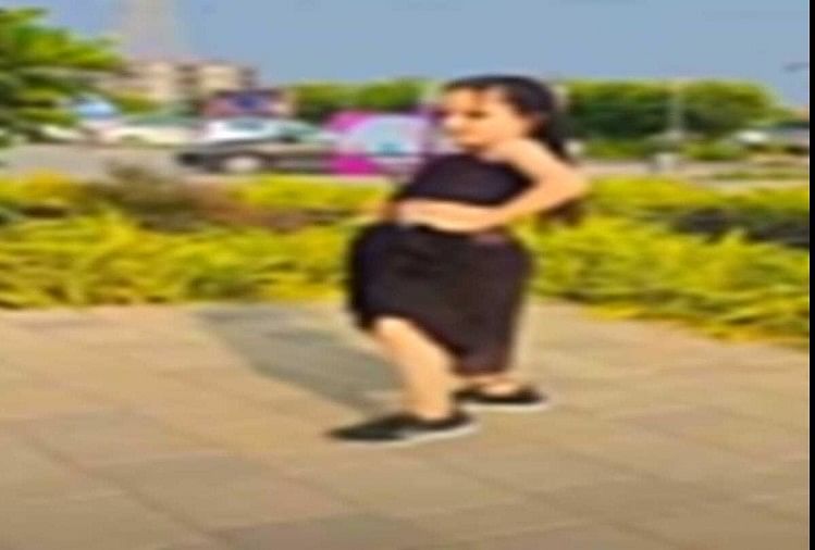 नाच मेरी रानी पर बच्ची ने किया डांस