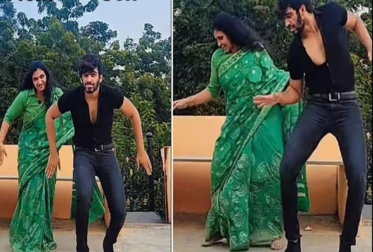 mother son duo dance on nora fatehi songs nach meri rani video goes viral