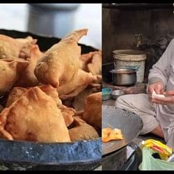75 year old grandfather selling samosas for such a low price know the price