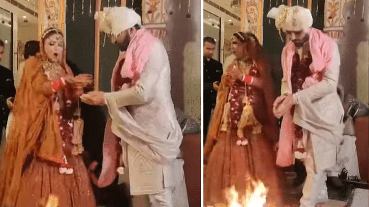wedding Video is going viral on internet when the Bride did such a thing during the wedding