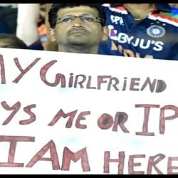 IPL 2022 boyfriend left his girlfriend for cricket poster going viral on social media
