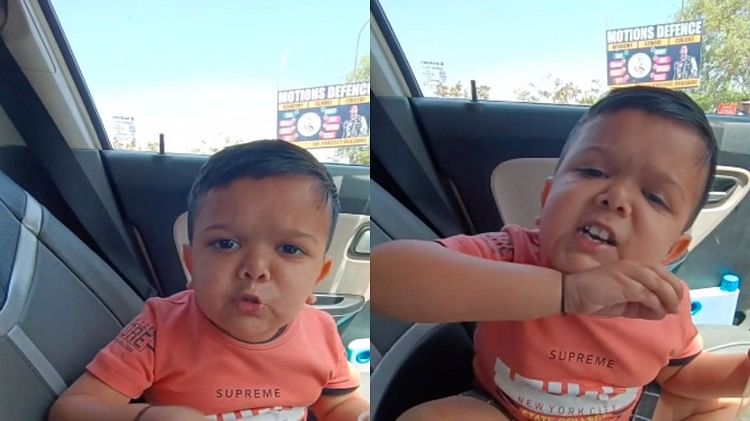 viral video little boy angry of his father for recoding video