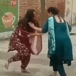 Women Fight Video Fight between two women in the locality video is going viral on social media