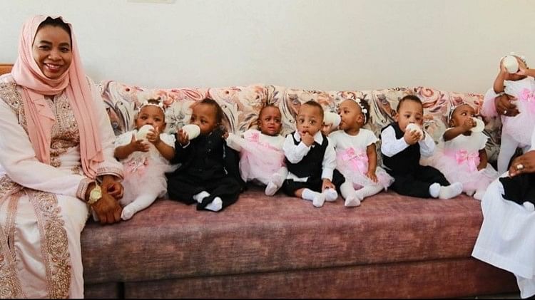 Halima Sisse gave birth to 9 children at once named in Guinness World Records