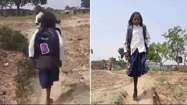 Bihar girl seema goes to school on one foot km away Sonu Sood tweeted and helped