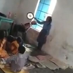 Teacher Sleeping during class and girl was doing the fan watch the embarrassing video