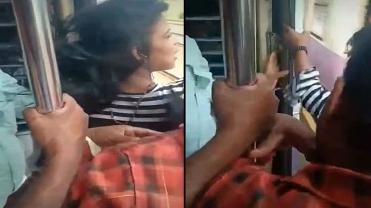 Life Threatening Incident: trending train accident saved girl viral video
