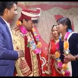 Bride Groom Video: The drunken groom gave garland to the sister-in-law trending video