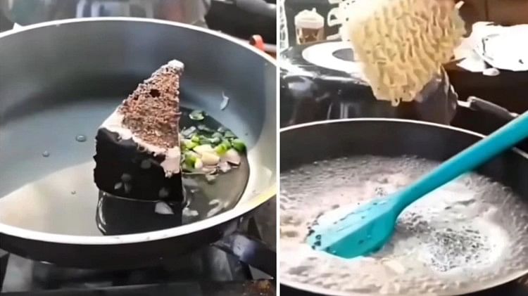 Pastry Maggie Viral Video now people got angry after seeing this Maggi recipe