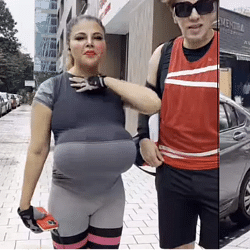 Rakhi Sawant pregnant flaunts baby bump hilarious video viral on social media