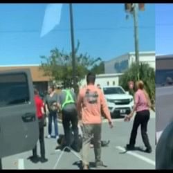 Car Loot Video man saves woman car from jacke florida america