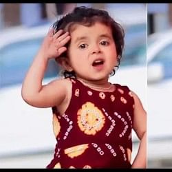 Little Girl Dancing On Haryanvi Song 'Balam Thanedar' Cute Dance Video Going Viral
