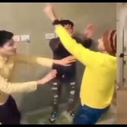 Boy Funny Dance with friends as a pigeon then the chair broke VIral Dance Video