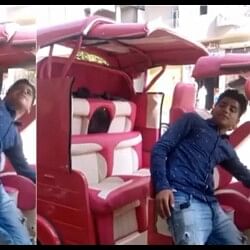 amazing modified auto rickshaw auto rickshaw designed like a luxury car video viral on internet