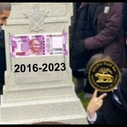 RBI banned circulation of 2000 note 2000 Rupee currency Funny Memes In HIndi