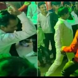 Man dances on Mujhe Naulakha Mangde song Viral Video on interenet