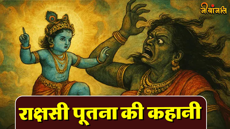 Putna Râu Putana And Krishna Story: जानिए कौन थी राक्षसी पूतना, कैसे किया श्री ...