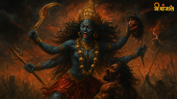 Maa Kali And Raktabeej Story