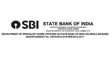 SBI Begins Recruitment Process of Specialist Cadre Officer, Salary Offered More than 50 thousand