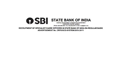 SBI Begins Recruitment Process of Specialist Cadre Officer, Salary Offered More than 50 thousand