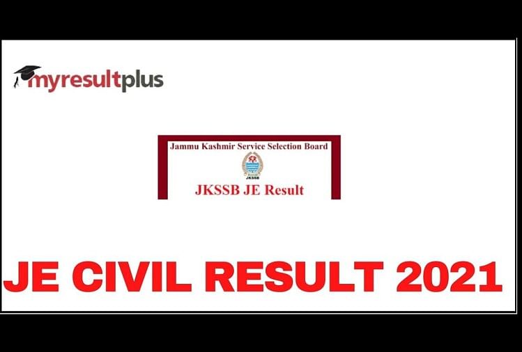 JKSSB JE Civil Result 2021 Declared, Check Direct Link to Merit List Here