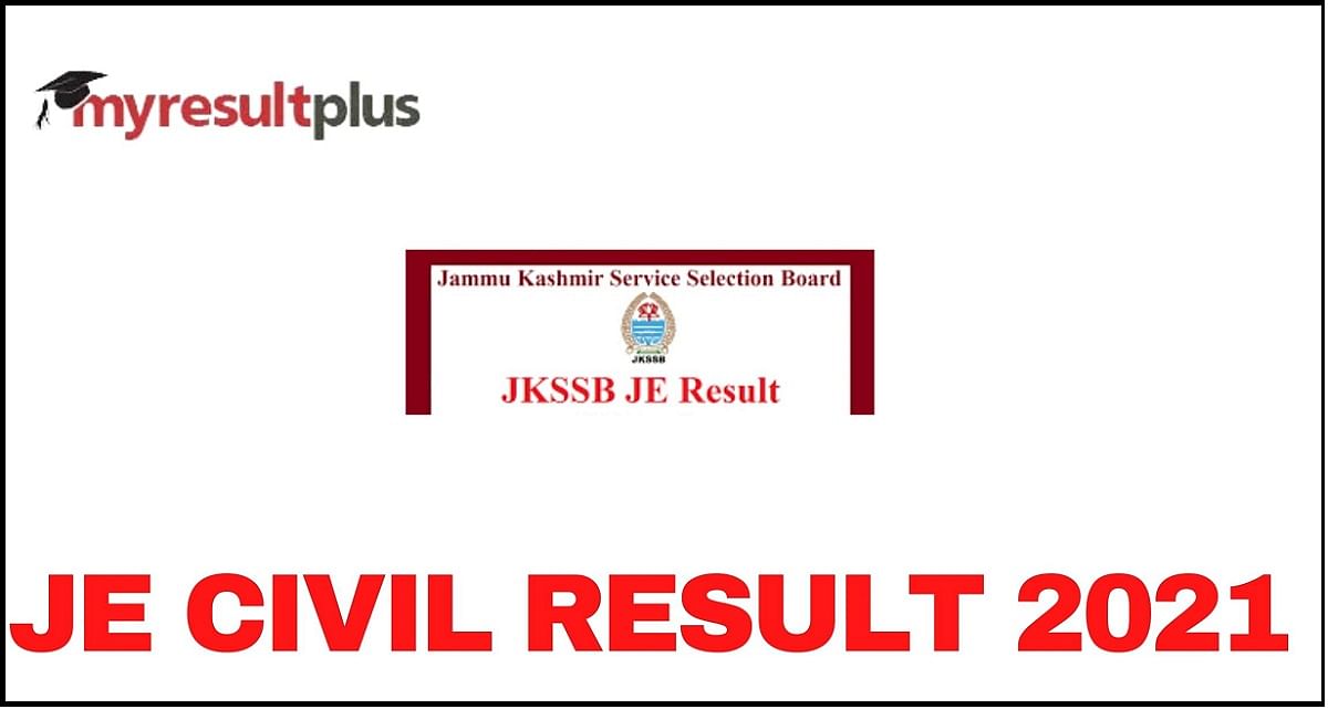 JKSSB JE Civil Result 2021 Declared, Check Direct Link to Merit List Here