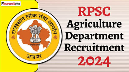 RPSC Agriculture Department Recruitment 2024: Application begins for SO, ARO and other posts, Read here