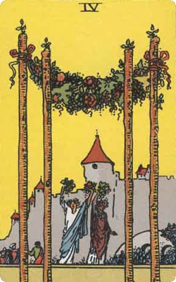 four of wands