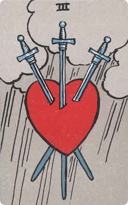 three of swords