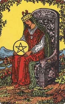 queen of pentacles
