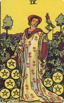 nine of pentacles