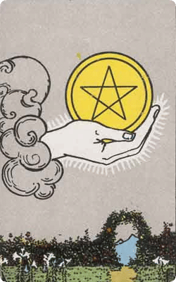 ace of pentacles