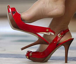 High heels may cause permanent injury