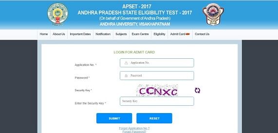APSET 2017 Admit Cards Released, Know How To Download 