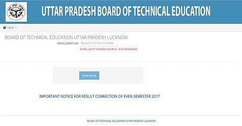 BTEUP PolyTechnic Even Semester Result 2017 Declared, Know How To Check Scores  