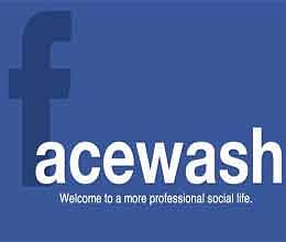 Facewash to clean your Facebook profile
