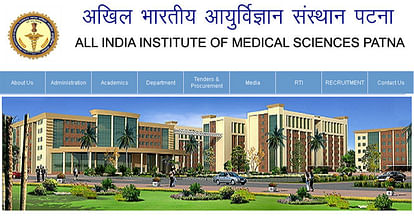 AIIMS Patna issues notification for 155 various posts