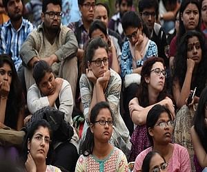 NIT Students Protest in Delhi, Demand Shifting of Campus From Srinagar