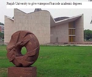 Panjab University to offer waterproof barcode academic degrees 