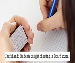 Jharkhand: Students caught cheating in Board exam